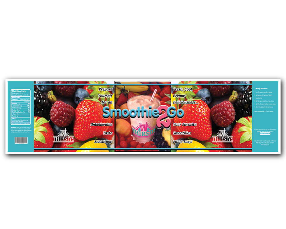 smoothie label